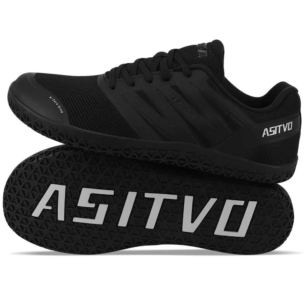 ASITVO Wide Barefoot Trainer in Black, view 2