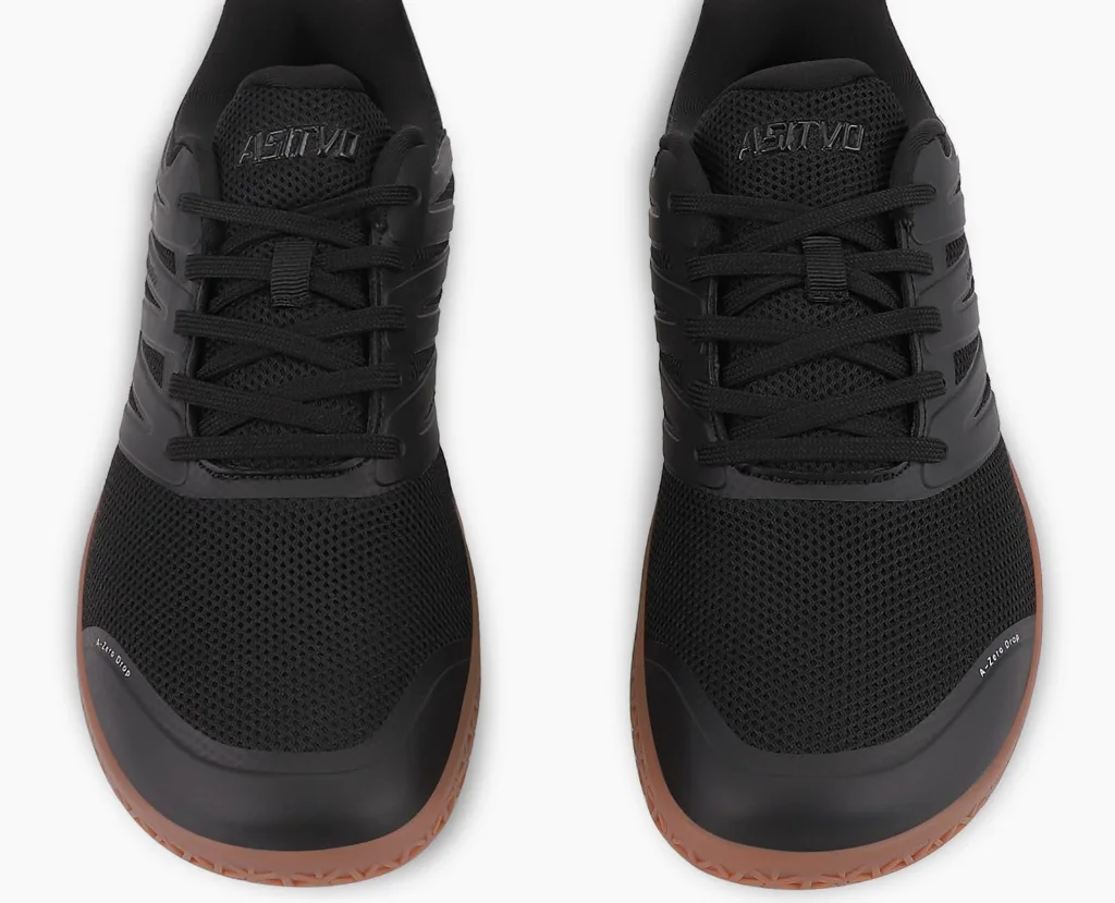 ASITVO Wide Barefoot Trainer in Black / Gum Sole, view 5