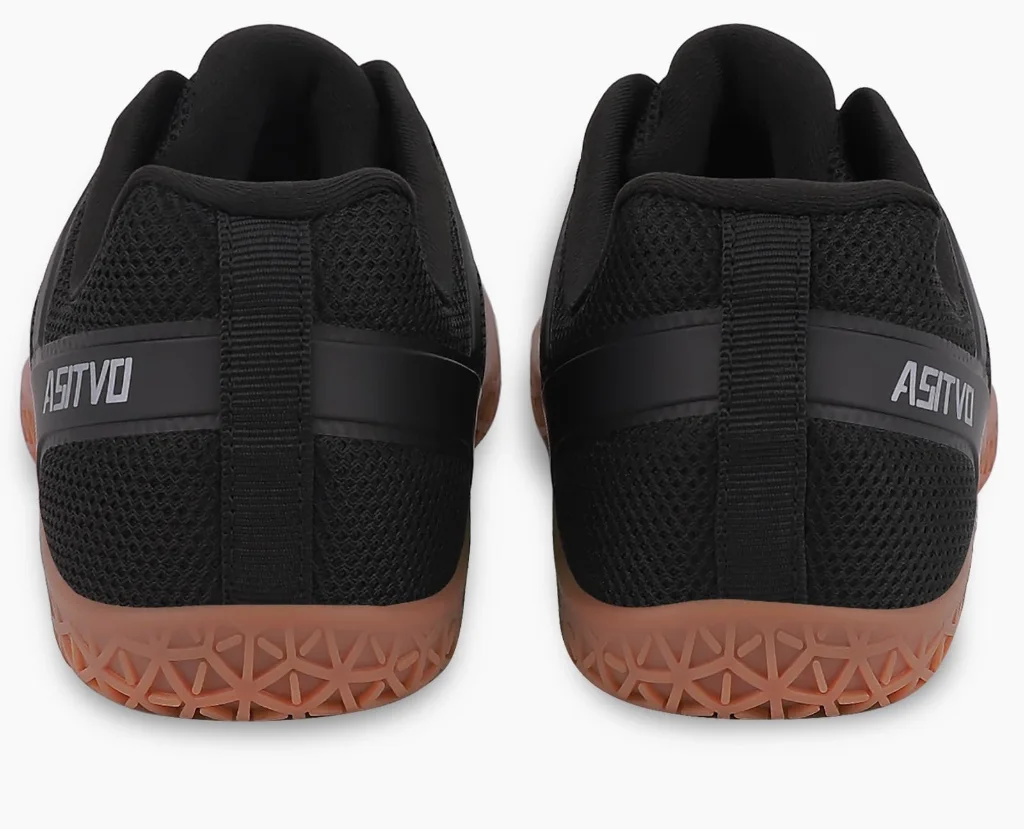 ASITVO Wide Barefoot Trainer in Black / Gum Sole, view 6