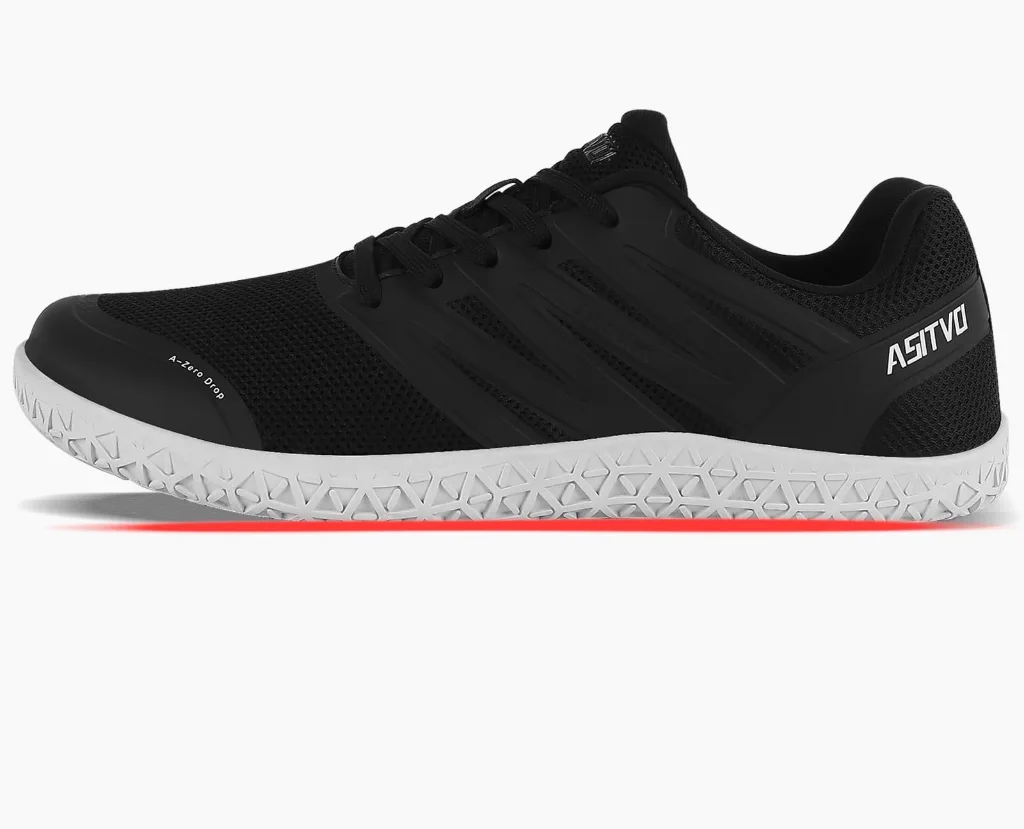 ASITVO Wide Barefoot Trainer in Black White
