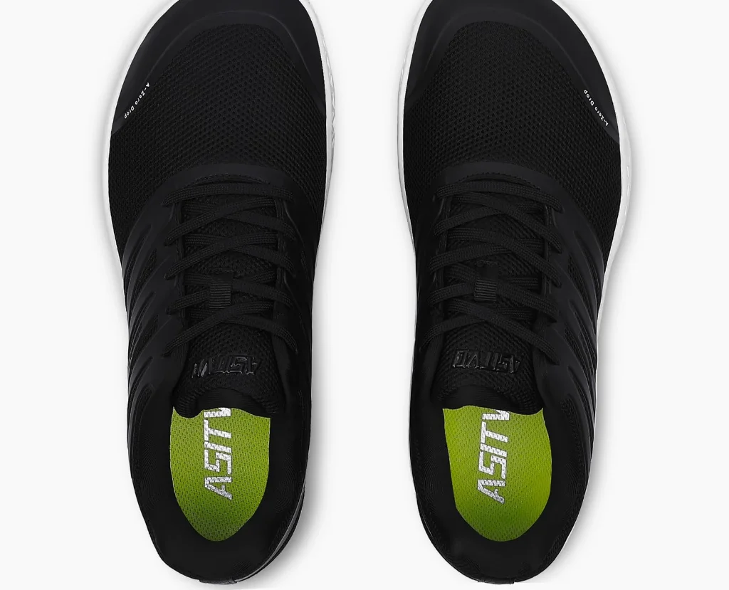 ASITVO Wide Barefoot Trainer in Black White, view 3
