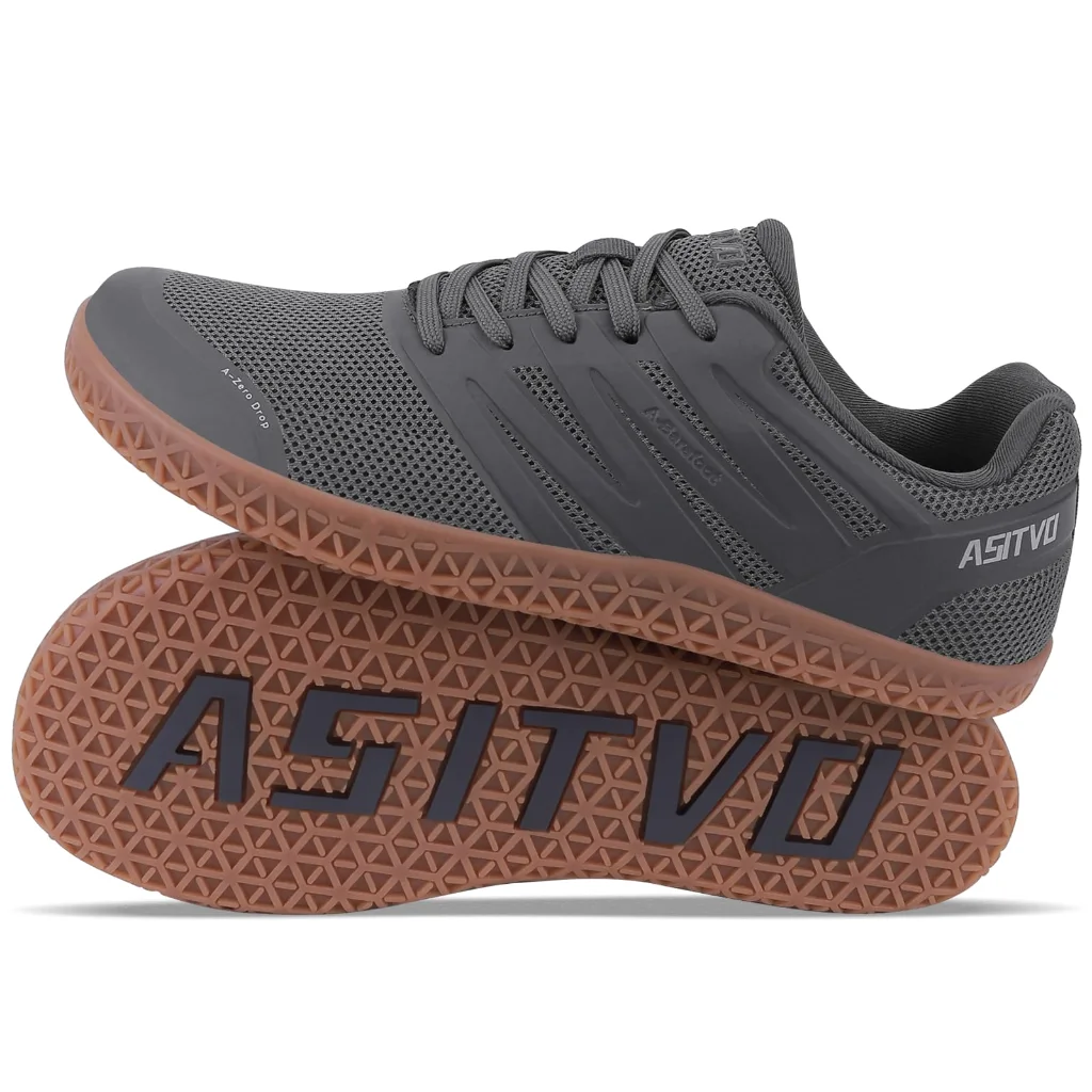 ASITVO Wide Barefoot Trainer in Dark Gray, view 2