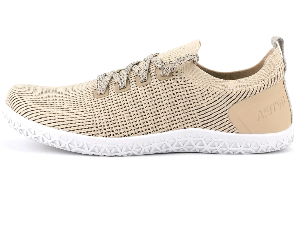ASITVO Women’s Knit Barefoot Sneaker in Brown Black
