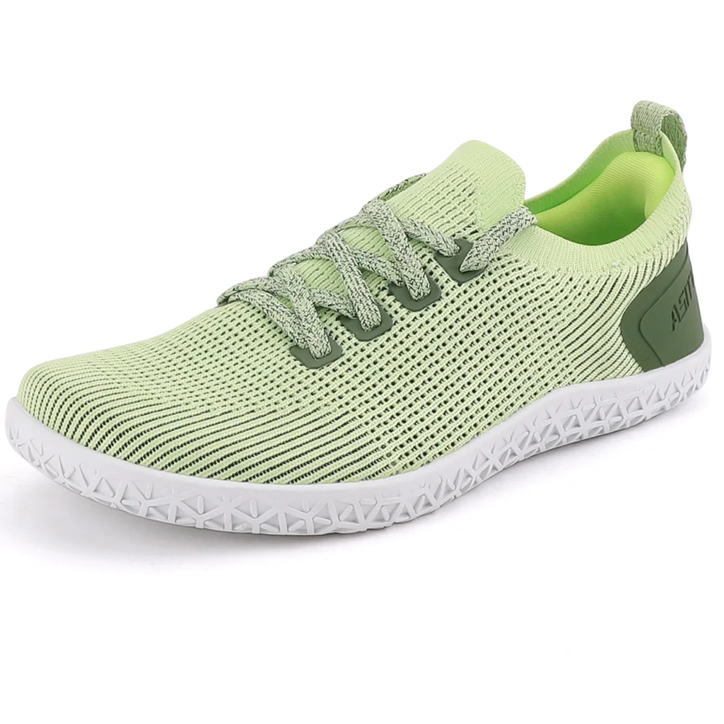 ASITVO Women’s Knit Barefoot Sneaker in Green, view 2
