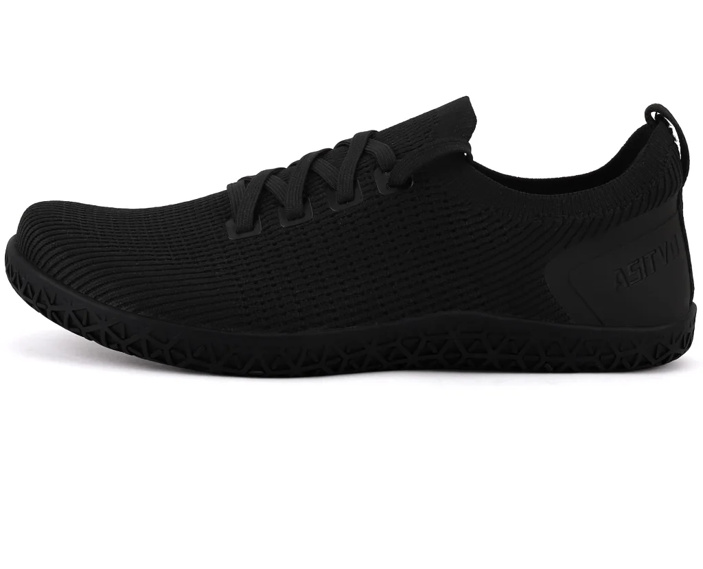 ASITVO Women’s Knit Barefoot Sneaker in Iron Black
