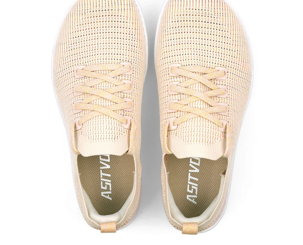 ASITVO Women’s Knit Barefoot Sneaker in Pink, view 4