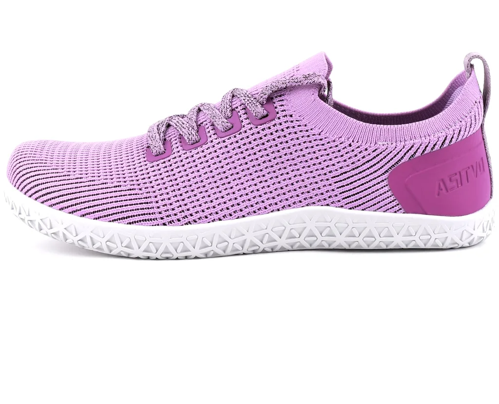 ASITVO Women’s Knit Barefoot Sneaker in Purple