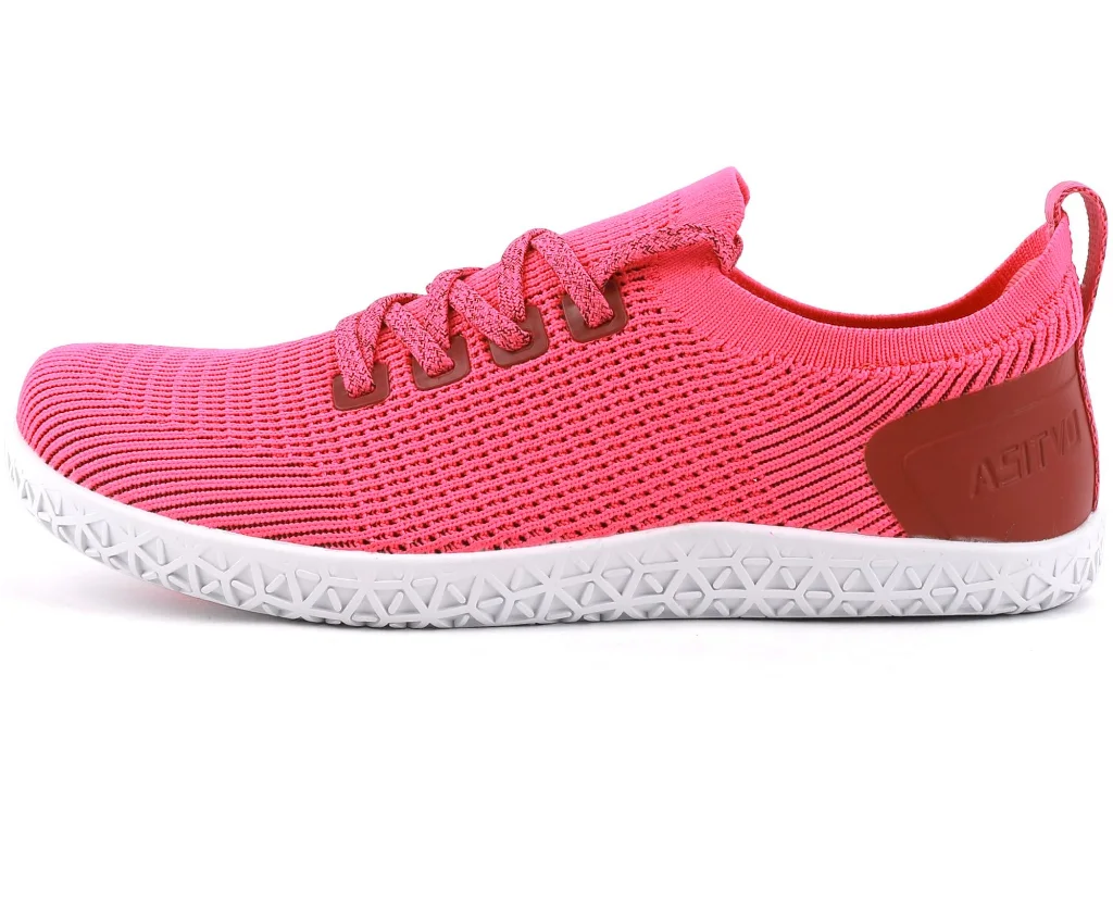 ASITVO Women’s Knit Barefoot Sneaker in Rose Red