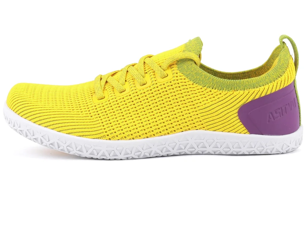 ASITVO Women’s Knit Barefoot Sneaker in Yellow Green